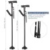 Height Adjustable Walking Stick for Elderly – Lightweight and Sturdy with Ergonomic Handle for Comfortable Support