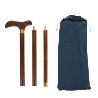 SeventhSealSoul Wooden Climbing Cane – Handcrafted Hiking Stick with Sturdy Grip, Ideal for Trekking and Outdoor Adventures