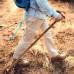 SeventhSealSoul Wooden Climbing Cane – Handcrafted Hiking Stick with Sturdy Grip, Ideal for Trekking and Outdoor Adventures